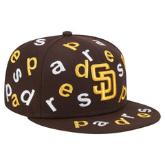 San Diego Padres Team Confetti 59FIFTY Fitted Hat - Brown | New Era