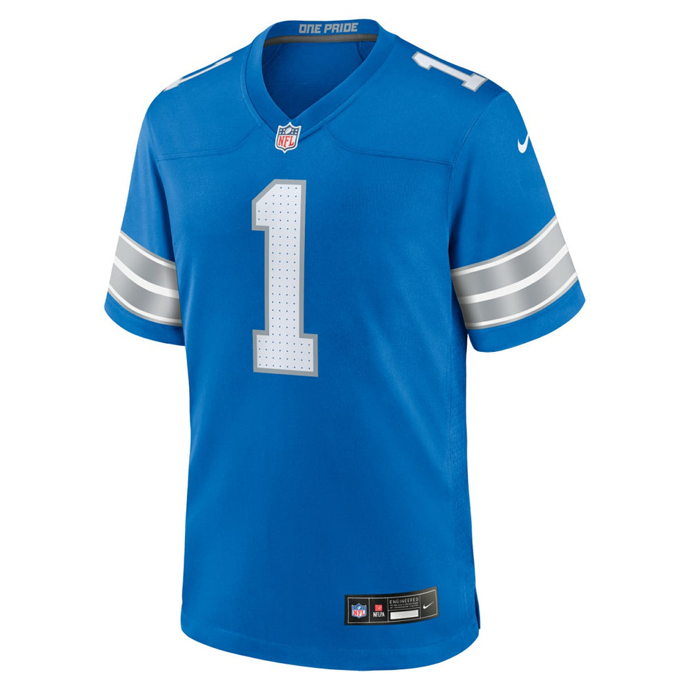NFL Detroit Lions Number 1 Dad  Game Jersey