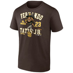 Fernando Tatis Jr. San Diego Padres Hometown Caricature T-Shirt - Brown