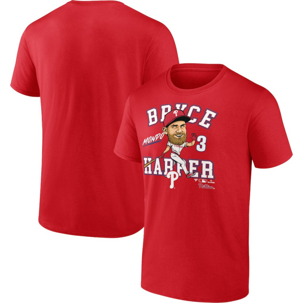 Bryce Harper Philadelphia Phillies Hometown Caricature T-Shirt - Red