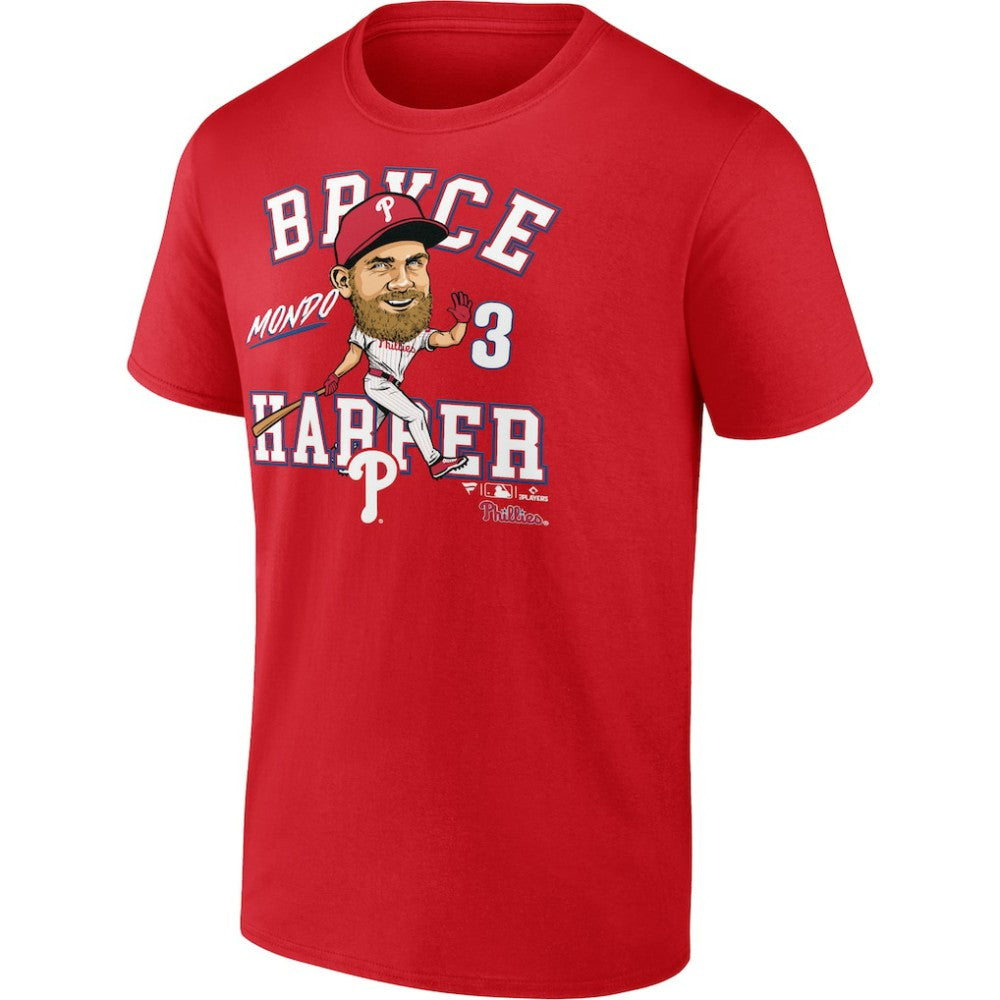 Bryce Harper Philadelphia Phillies Hometown Caricature T-Shirt - Red