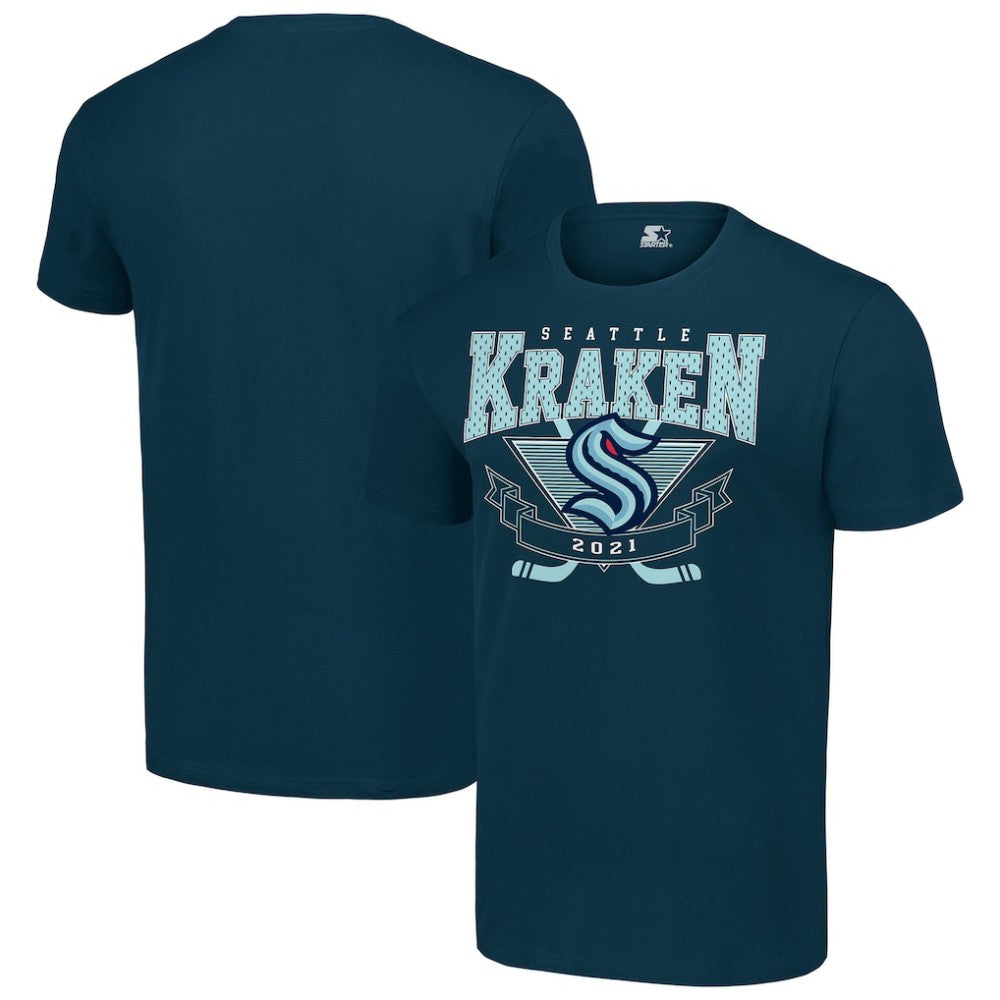 Seattle Kraken Starter Team Logo Graphic T-Shirt