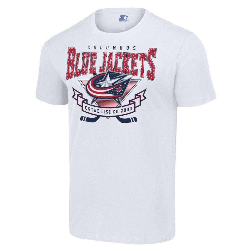 Columbus Blue Jackets Starter Team Logo Graphic T-Shirt