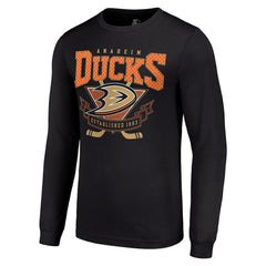 Anaheim Ducks Starter Team Logo Graphic Long Sleeve T-Shirt
