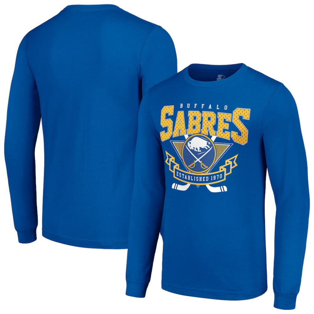 Buffalo Sabres Starter Team Logo Graphic Long Sleeve T-Shirt