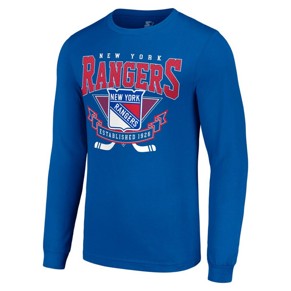 New York Rangers Starter Team Logo Graphic Long Sleeve T-Shirt