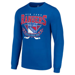 New York Rangers Starter Team Logo Graphic Long Sleeve T-Shirt