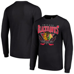 Chicago Blackhawks Starter Team Logo Graphic Long Sleeve T-Shirt