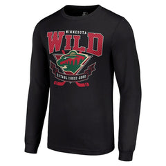 Minnesota Wild Starter Team Logo Graphic Long Sleeve T-Shirt