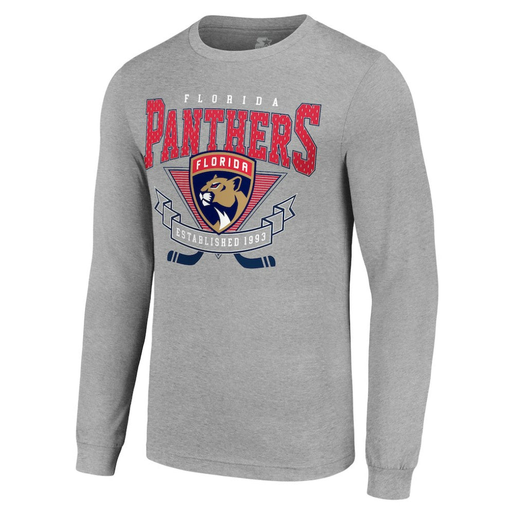 Florida Panthers Starter '80s Inspired Team Logo Long Sleeve T-Shirt