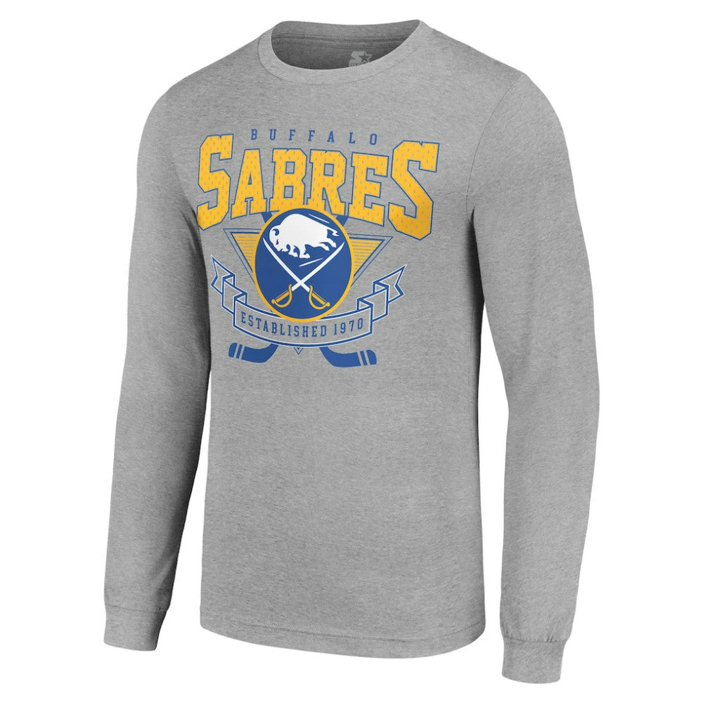 Buffalo Sabres Starter '80s Inspired Team Logo Long Sleeve T-Shirt