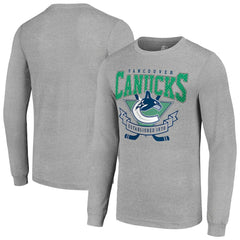 Vancouver Canucks Starter '80s Inspired Team Logo Long Sleeve T-Shirt