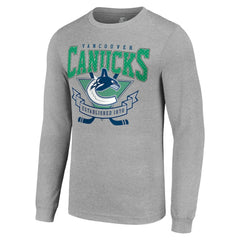 Vancouver Canucks Starter '80s Inspired Team Logo Long Sleeve T-Shirt