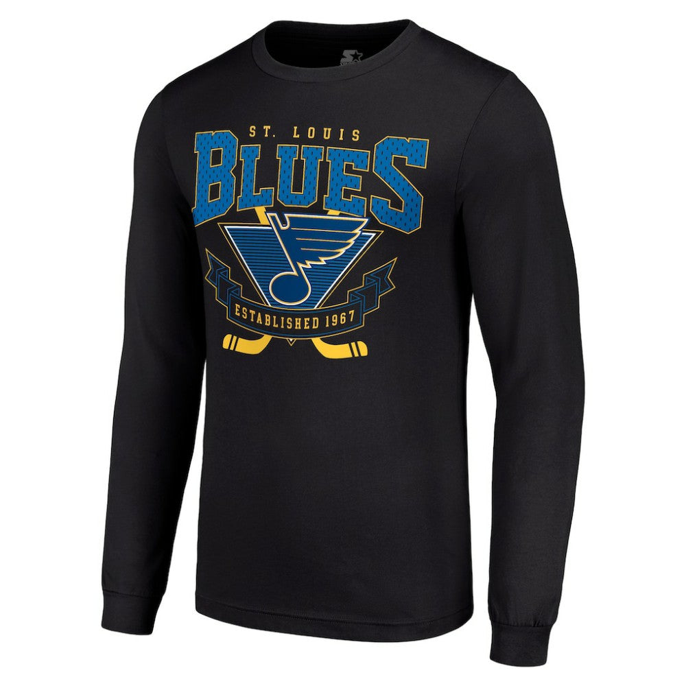 St. Louis Blues Starter Team Logo Graphic Long Sleeve T-Shirt