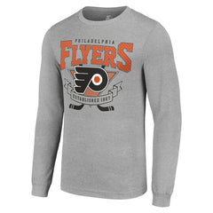 Philadelphia Flyers Starter '80s Inspired Team Logo Long Sleeve T-Shirt