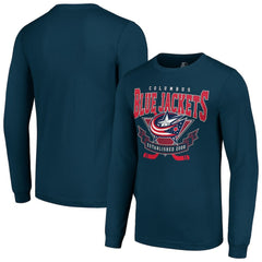 Columbus Blue Jackets Starter Team Logo Graphic Long Sleeve T-Shirt