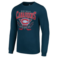 Montreal Canadiens Starter Team Logo Graphic Long Sleeve T-Shirt