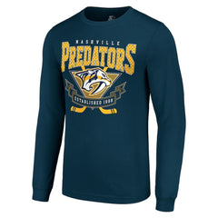 Nashville Predators Starter Team Logo Graphic Long Sleeve T-Shirt