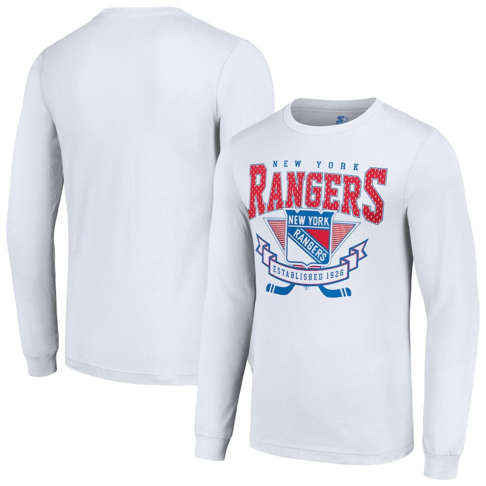 New York Rangers Starter Team Logo Graphic Long Sleeve T-Shirt