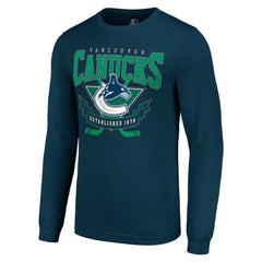 Vancouver Canucks Starter Team Logo Graphic Long Sleeve T-Shirt