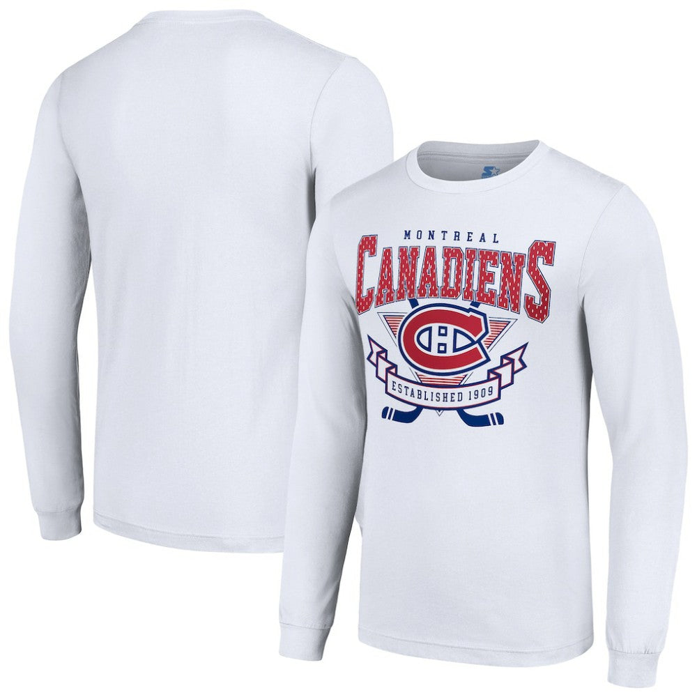 Montreal Canadiens Starter Team Logo Graphic Long Sleeve T-Shirt
