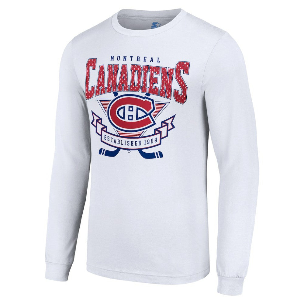 Montreal Canadiens Starter Team Logo Graphic Long Sleeve T-Shirt