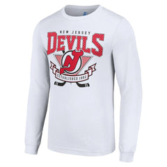 New Jersey Devils Starter Team Logo Graphic Long Sleeve T-Shirt