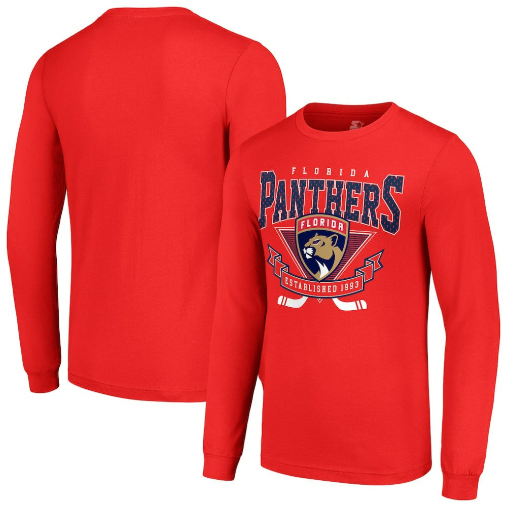 Florida Panthers Starter Team Logo Graphic Long Sleeve T-Shirt