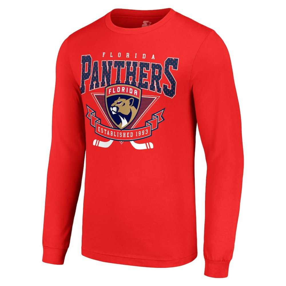 Florida Panthers Starter Team Logo Graphic Long Sleeve T-Shirt