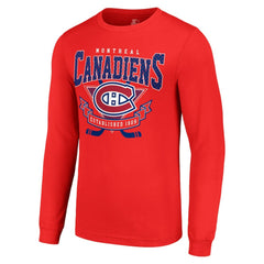 Montreal Canadiens Starter Team Logo Graphic Long Sleeve T-Shirt