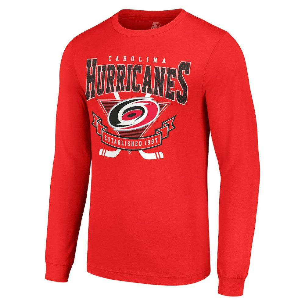 Carolina Hurricanes Starter Team Logo Graphic Long Sleeve T-Shirt