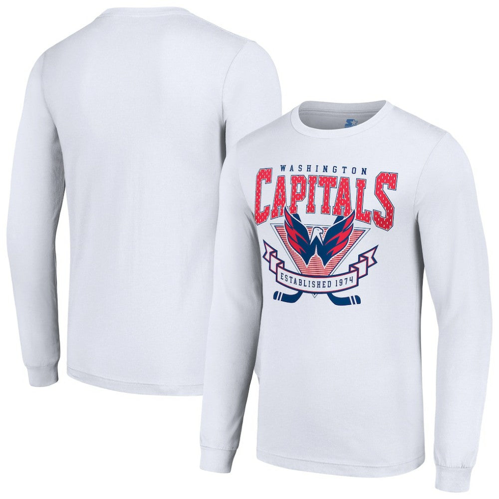 Washington Capitals Starter Team Logo Graphic Long Sleeve T-Shirt