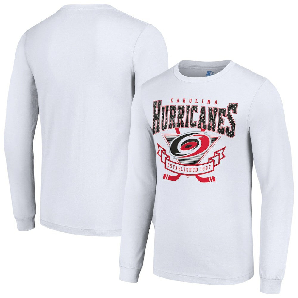 Carolina Hurricanes Starter Team Logo Graphic Long Sleeve T-Shirt