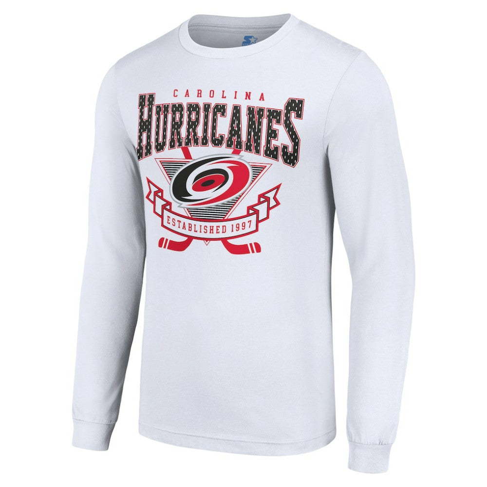 Carolina Hurricanes Starter Team Logo Graphic Long Sleeve T-Shirt