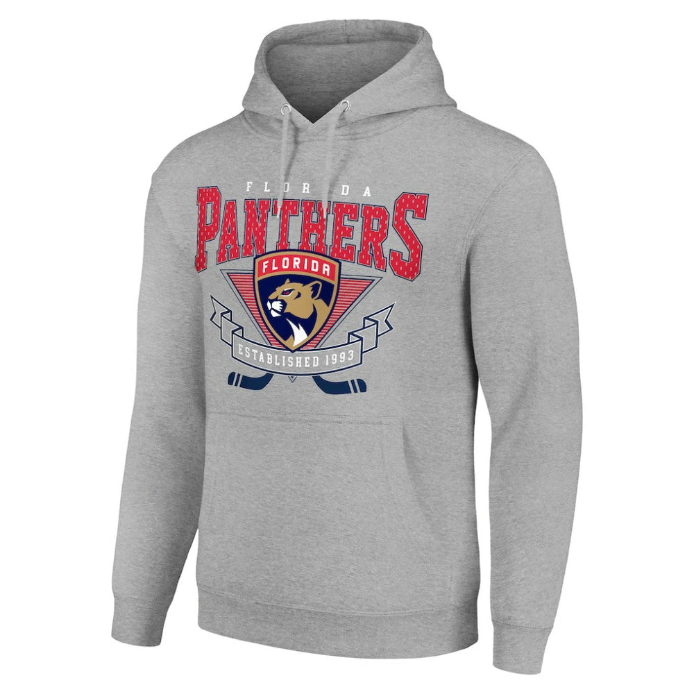 Florida Panthers Starter Team Logo Graphic Fleece Tri-Blend Pullover Hoodie