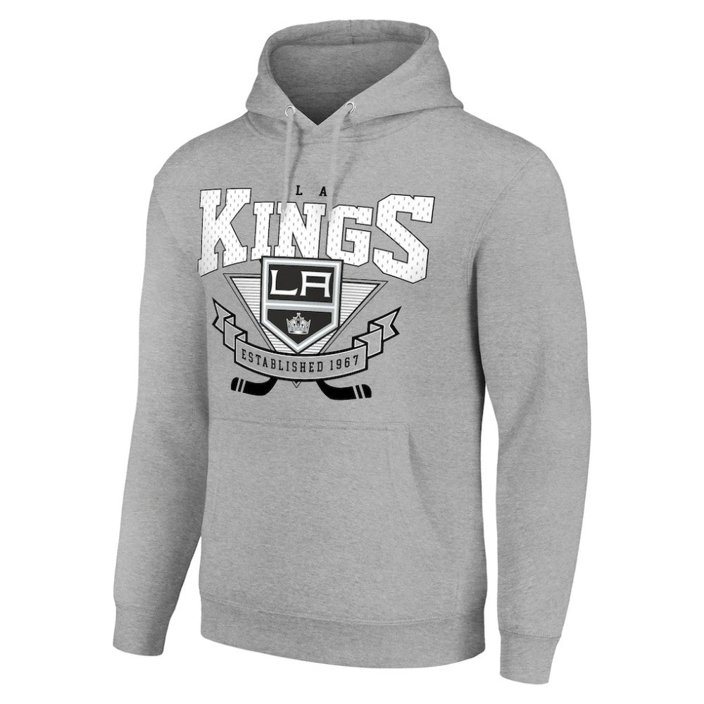 Los Angeles Kings Starter Team Logo Graphic Fleece Tri-Blend Pullover Hoodie