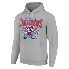Montreal Canadiens Starter Team Logo Graphic Fleece Tri-Blend Pullover Hoodie
