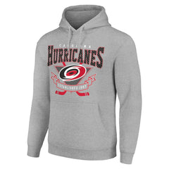 Carolina Hurricanes Starter Team Logo Graphic Fleece Tri-Blend Pullover Hoodie