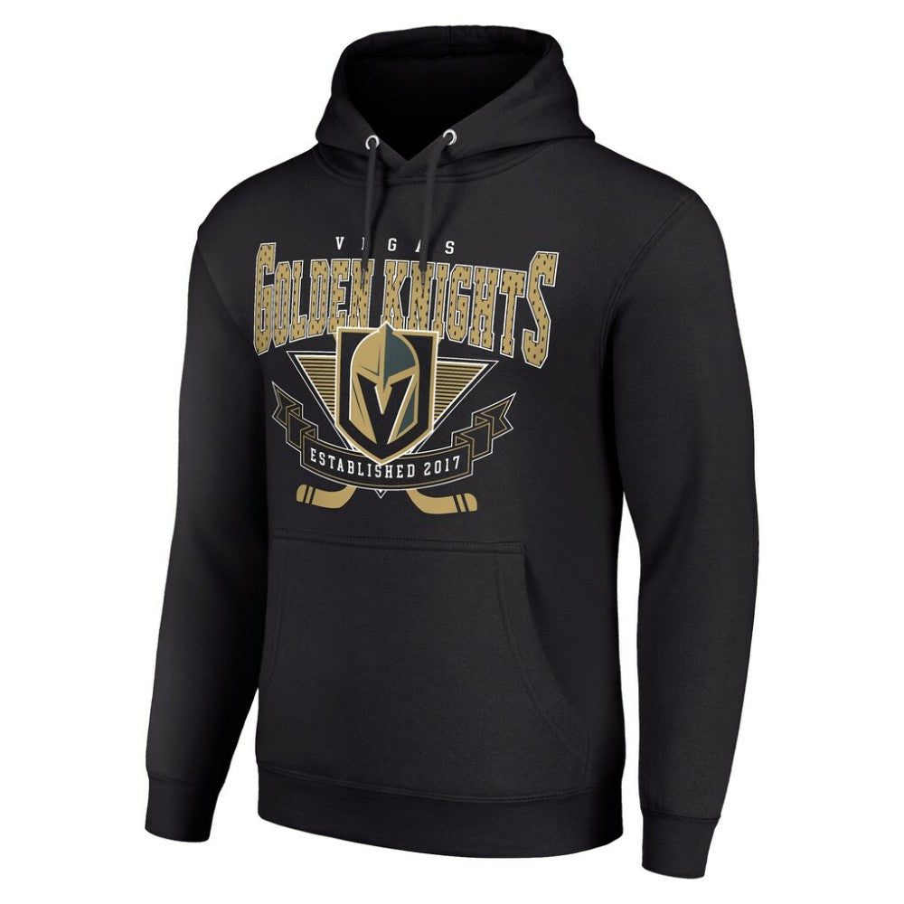 Vegas Golden Knights Starter Team Logo Graphic Fleece Tri-Blend Pullover Hoodie