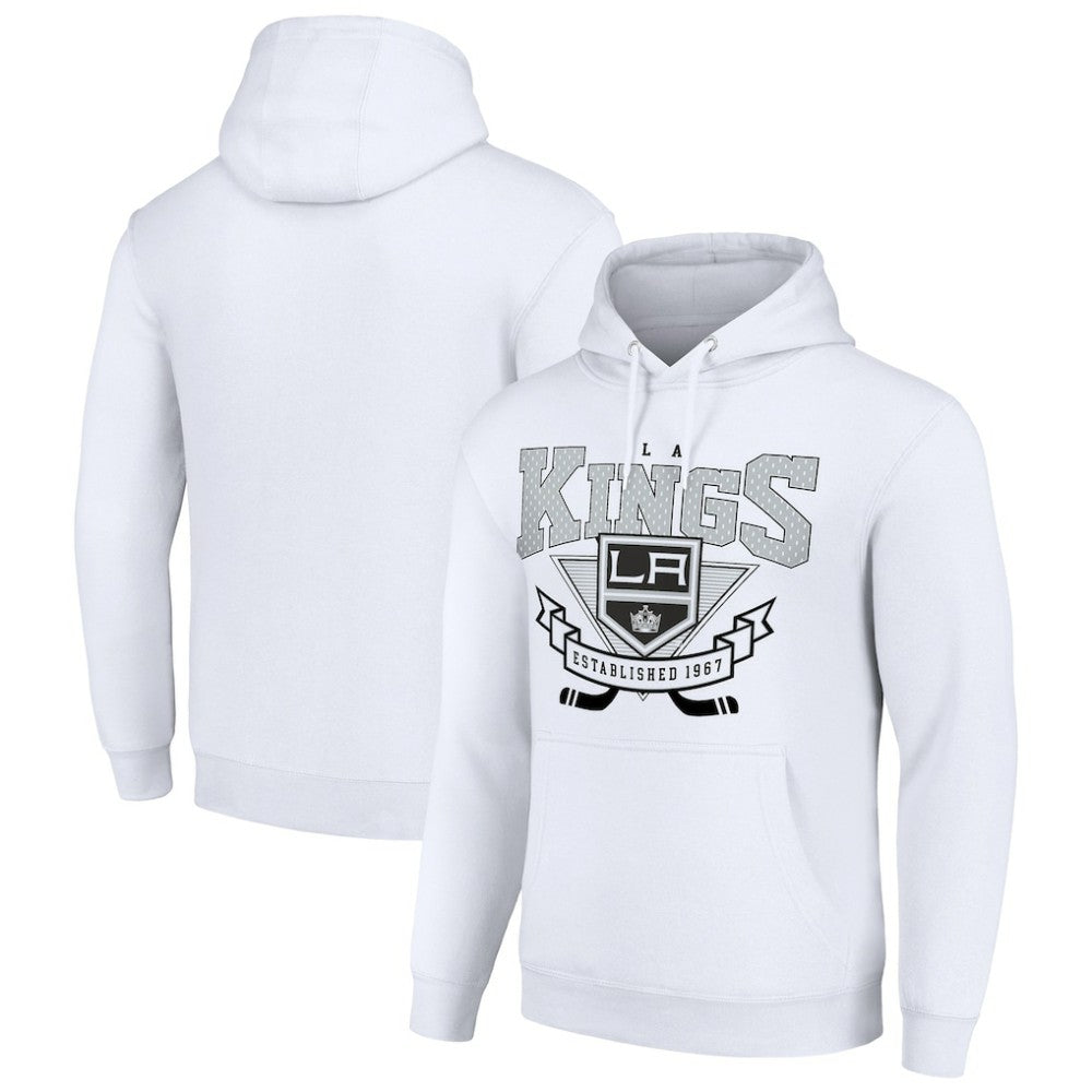 Los Angeles Kings Starter Team Logo Graphic Fleece Tri-Blend Pullover Hoodie