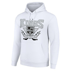 Los Angeles Kings Starter Team Logo Graphic Fleece Tri-Blend Pullover Hoodie