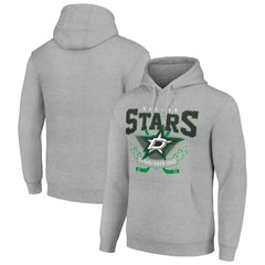 Dallas Stars Starter Team Logo Graphic Fleece Tri-Blend Pullover Hoodie