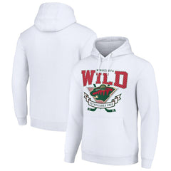 Minnesota Wild Starter Team Logo Graphic Fleece Tri-Blend Pullover Hoodie