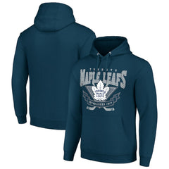 Toronto Maple Leafs Starter Team Logo Graphic Fleece Tri-Blend Pullover Hoodie