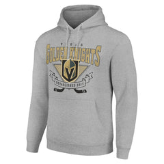 Vegas Golden Knights Starter Team Logo Graphic Fleece Tri-Blend Pullover Hoodie