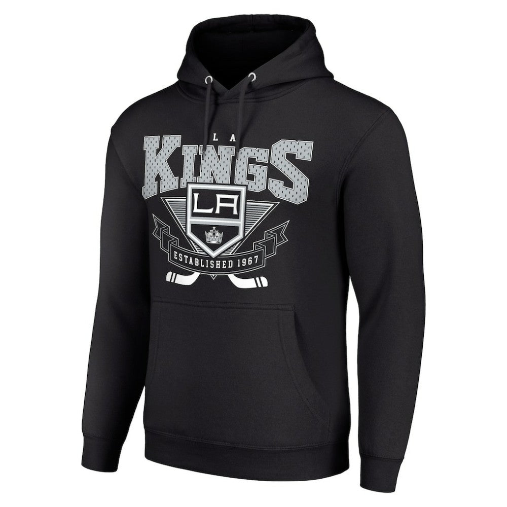 Los Angeles Kings Starter Team Logo Graphic Fleece Tri-Blend Pullover Hoodie