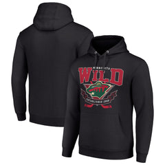 Minnesota Wild Starter Team Logo Graphic Fleece Tri-Blend Pullover Hoodie