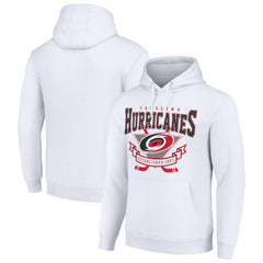 Carolina Hurricanes Starter Team Logo Graphic Fleece Tri-Blend Pullover Hoodie