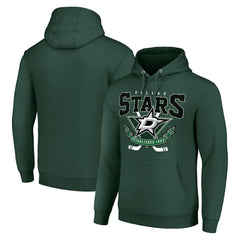 Dallas Stars Starter Team Logo Graphic Fleece Tri-Blend Pullover Hoodie