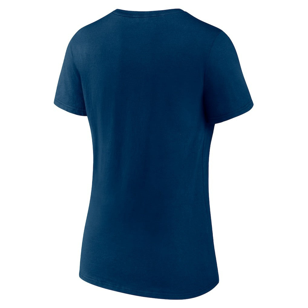 NFL Houston Texans Women's Secondary Logo Victory Arch V-Neck T-Shirt
